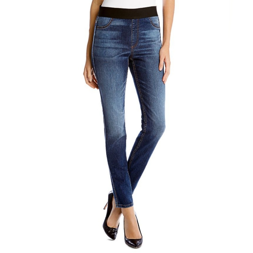 Karen Kane Lifestyle Vintage Wash pull-on skinny Jegging